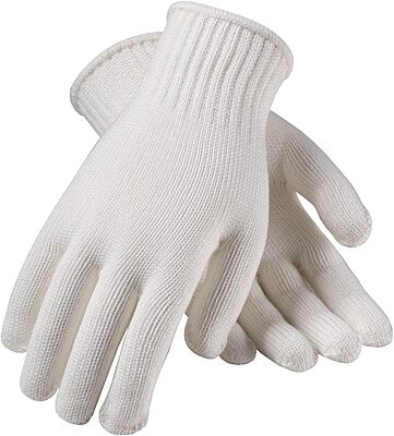 PIP 35-CB110/L Medium Weight Seamless Cotton/Polyester Work Gloves, Large