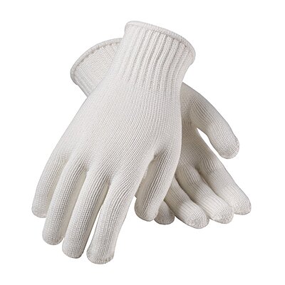 PIP 35-CB110/L Medium Weight Seamless Cotton/Polyester Work Gloves, Large