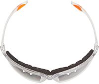 MCR Safety Glasses LW310AF Law 3 Clear Polycarbonate Lenses with UV Protection & Anti-Fog Coating, Bayonet Temple, 1 Pair Clear Lens One Size