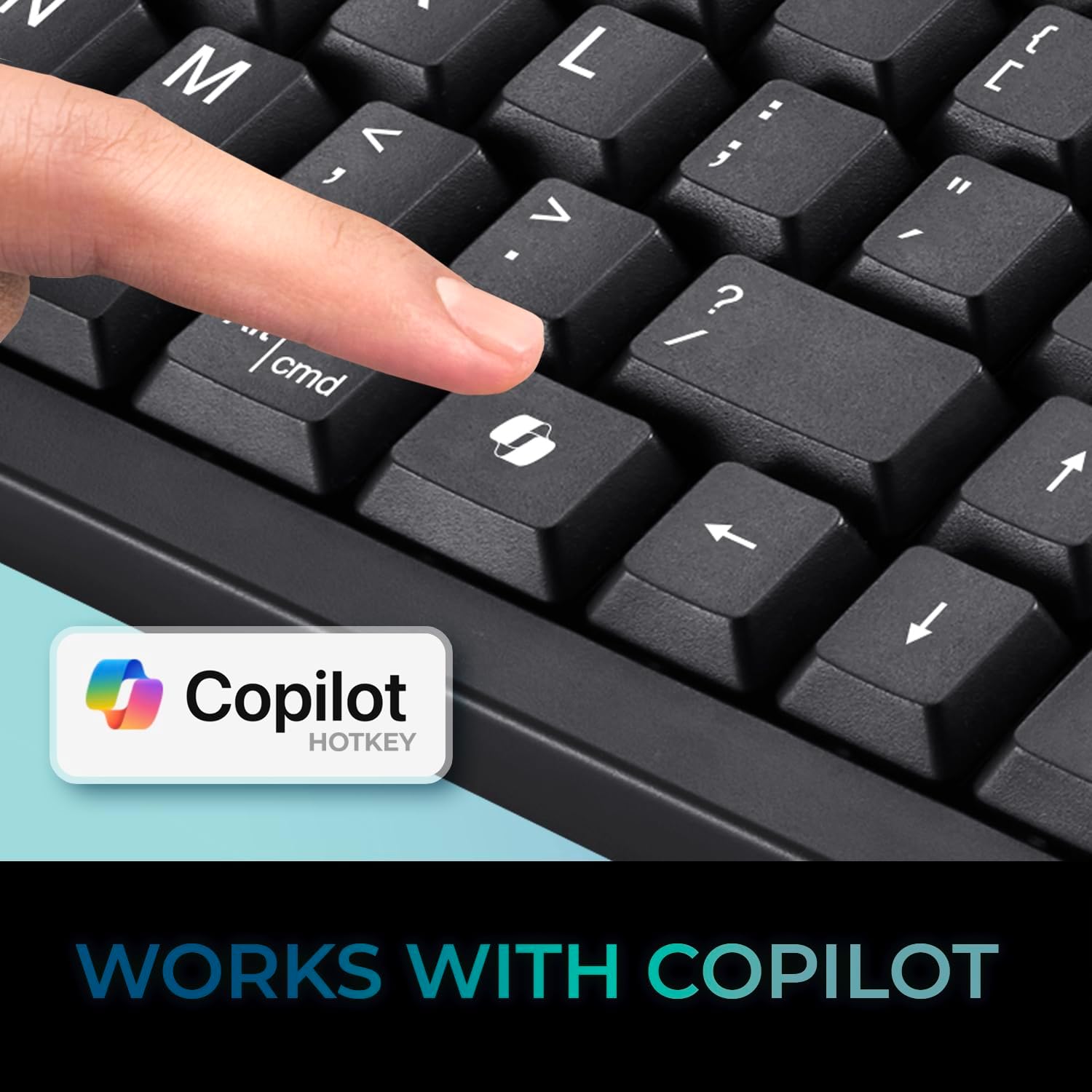 EasyTouch 445 Multi-Channel Wired Touchpad Keyboard, Black (AKB-445UB)