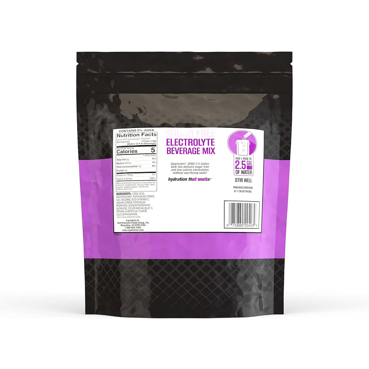 Sqwincher Zero Power Pack | Assorted Flavored | Sugar Free | Low Calorie | Low Sodium | Electrolyte Replenishment Hydration