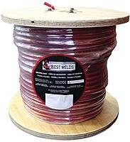 WELD CABLE 2/0 AWG RED 500' RL