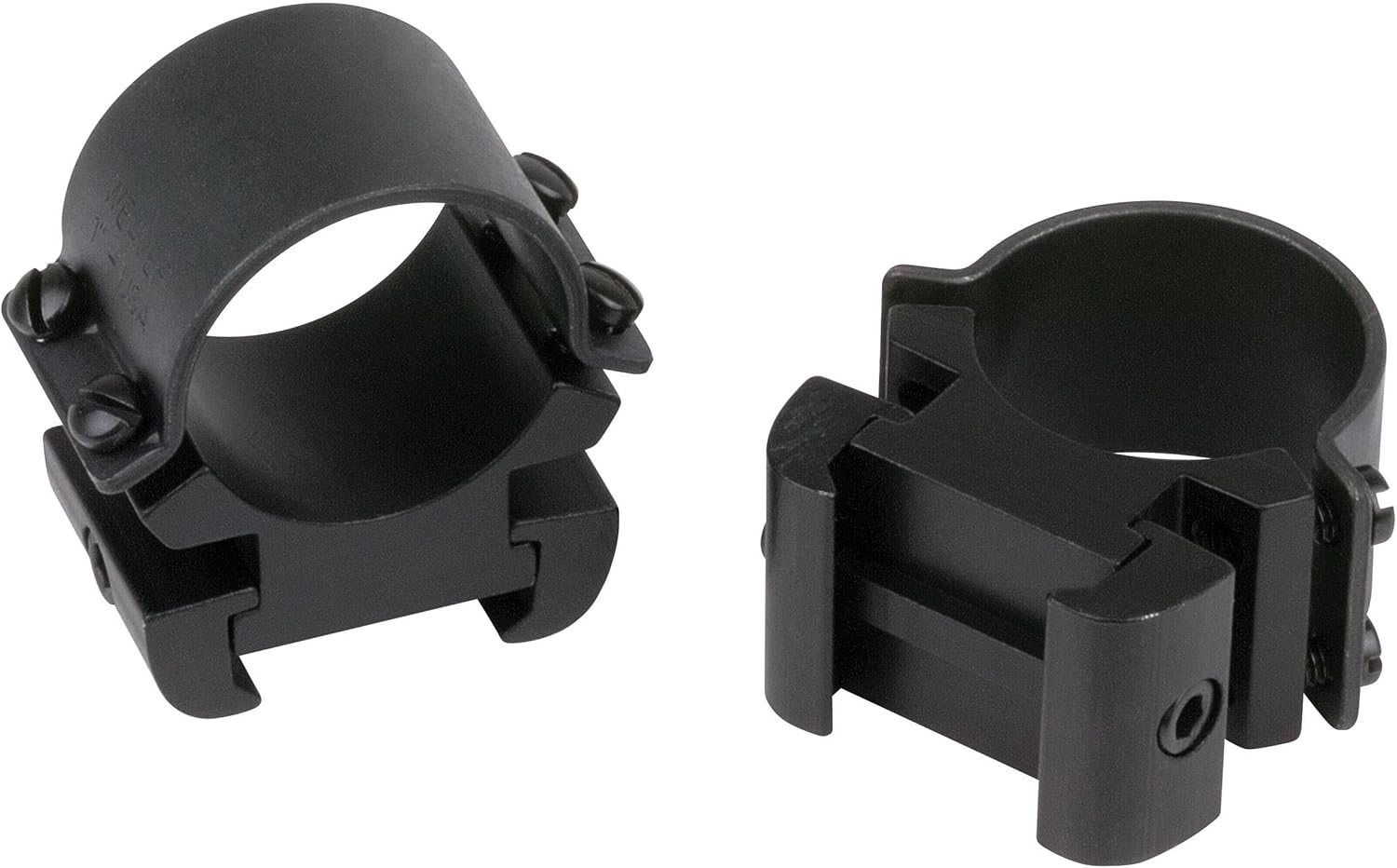 Weaver Sure Grip Windage 1-Inch High Adjustable Rings (Matte Black)