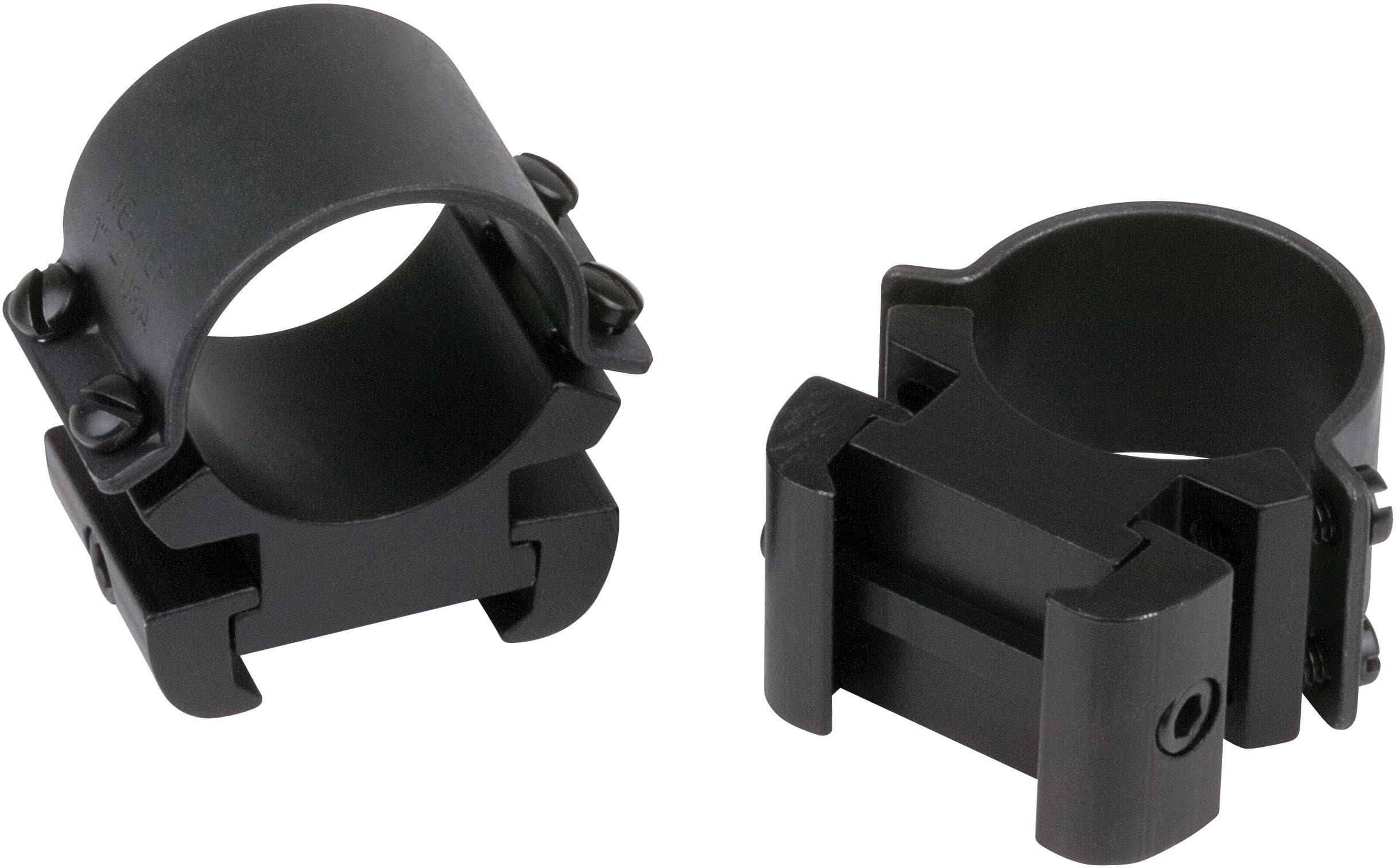 Weaver Sure Grip Windage 1-Inch High Adjustable Rings (Matte Black)