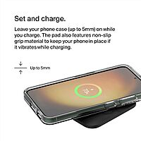 Belkin BoostCharge Pro 15W Universal Easy Align Wireless Charging Pad, Fast Qi Charger, Large Charging Pad for Apple iPhone