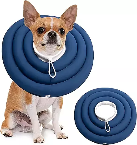 BARDIMIES - Conos suaves para perro, collar de dona para perro de recuperación después de la cirugía, alternativa de cono de vergüenza, collar isabelino para mascotas, curación de heridas
