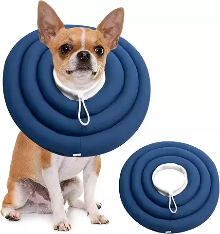 BARDIMIES - Conos suaves para perro, collar de dona para perro de recuperación después de la cirugía, alternativa de cono de vergüenza, collar isabelino para mascotas, curación de heridas