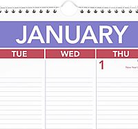 AT-A-GLANCE Monthly Wall Calendar