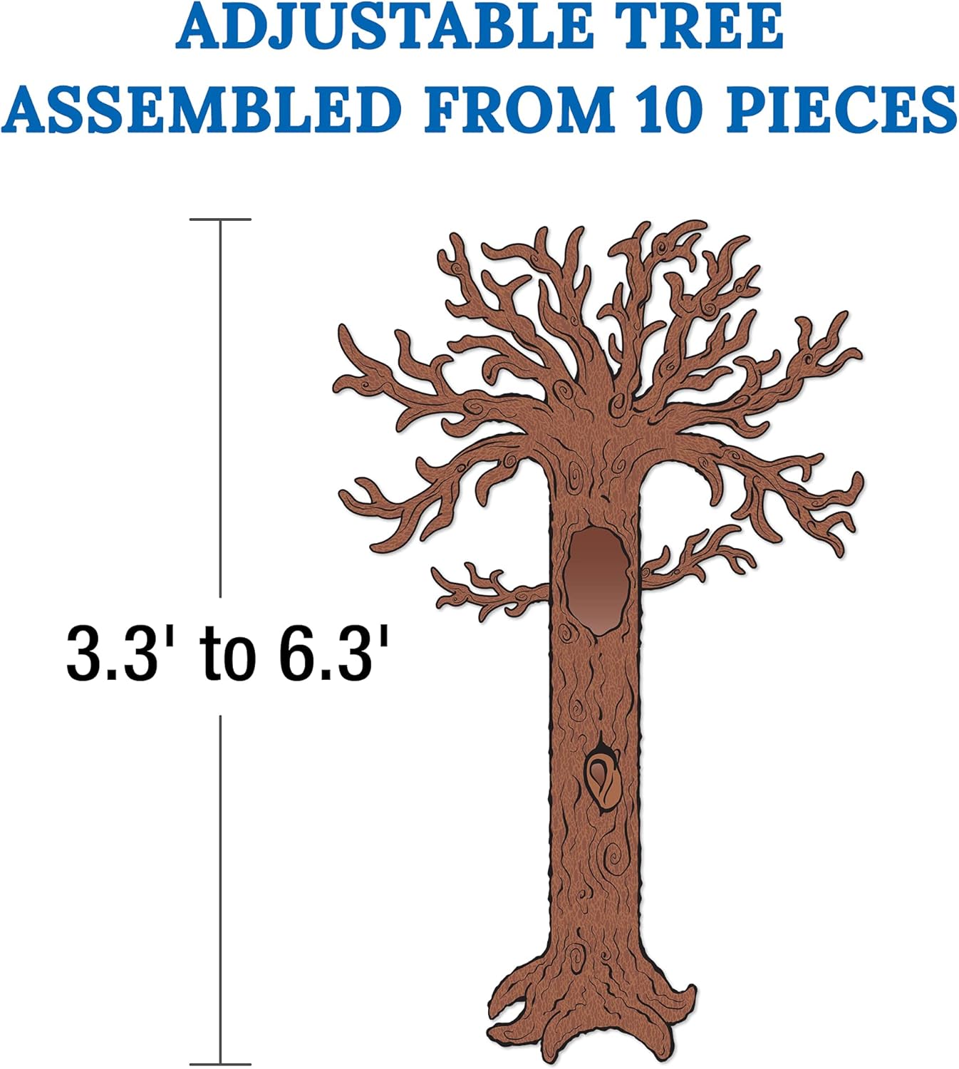 Carson Dellosa 64 pc Tree Bulletin Board Set, Tree Wall Decor and Leaf Cutouts for Classroom Decor