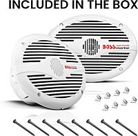 BOSS Audio Systems Marine Coaxial 2-Way Full-Range Weatherproof Speakers (Pair)