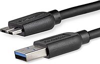 StarTech.com Slim SuperSpeed USB 3.0 A to Micro B Cable