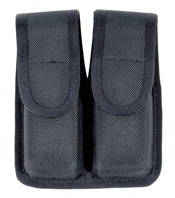BLACKHAWK Molded Black CORDURA Double Mag Pouch - Single Row