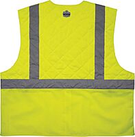 ERGODYNE Chill-Its 6668 Hi-Vis Safety Cooling Vest - Type R Class 2