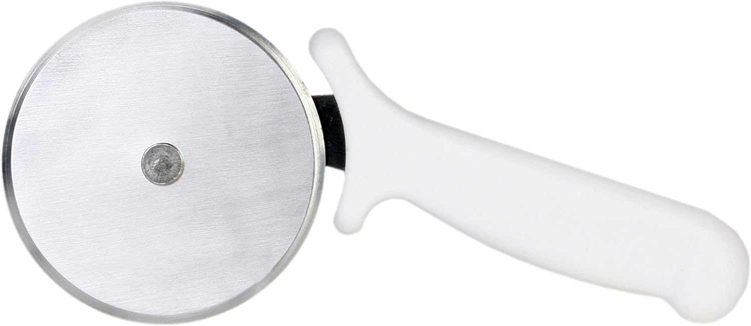 Tablecraft Stainless-Steel Pizza Cutter, 4in, Silver