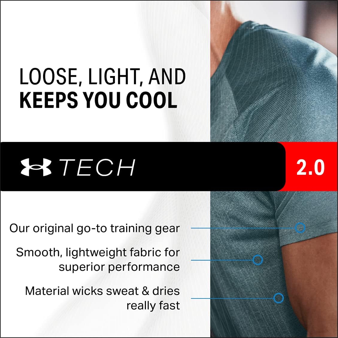 Under Armour Men's Tech 2.0 ½ Zip Long Sleeve Shirt