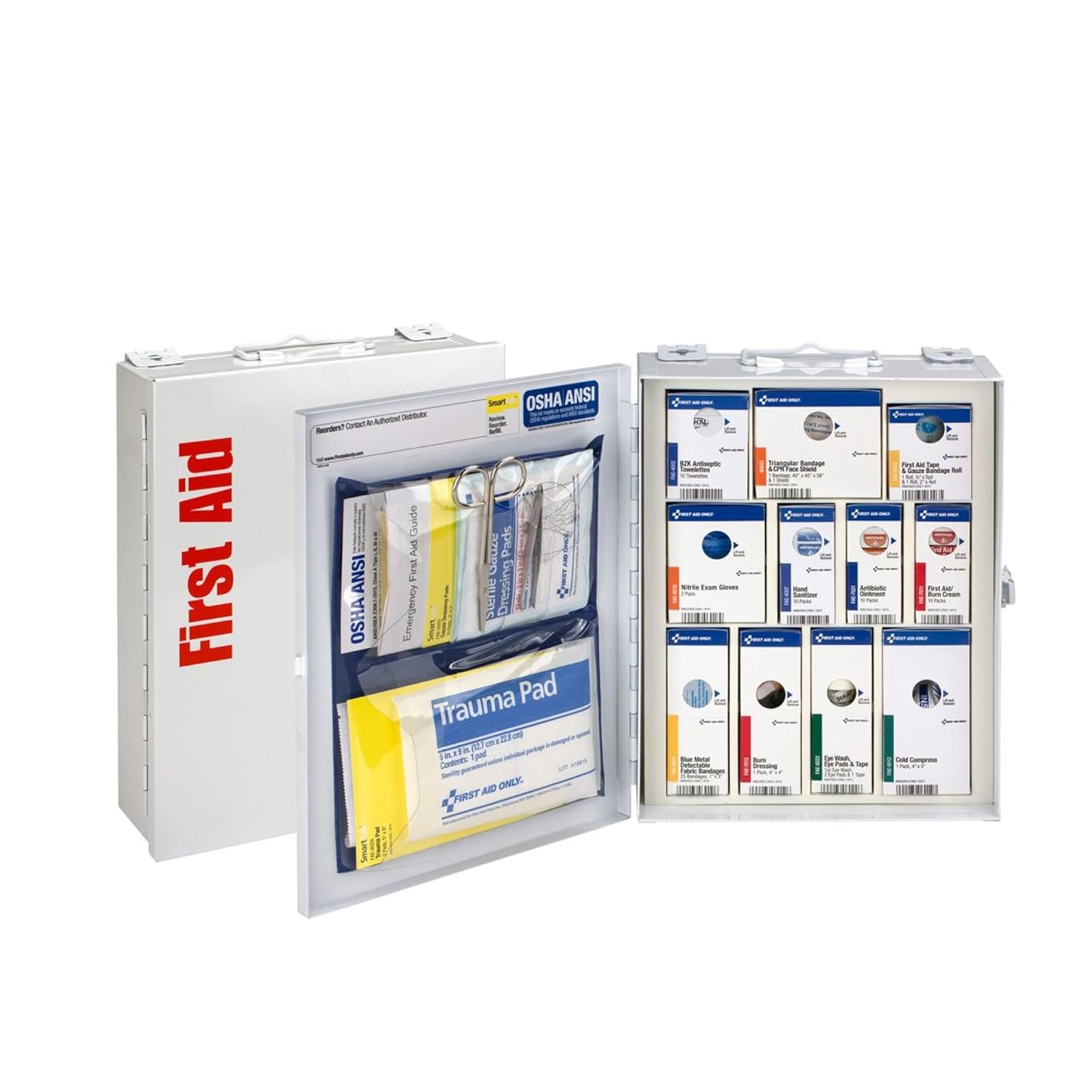 First Aid Only 90658 25-Person SmartCompliance First Aid Kit for Businesses