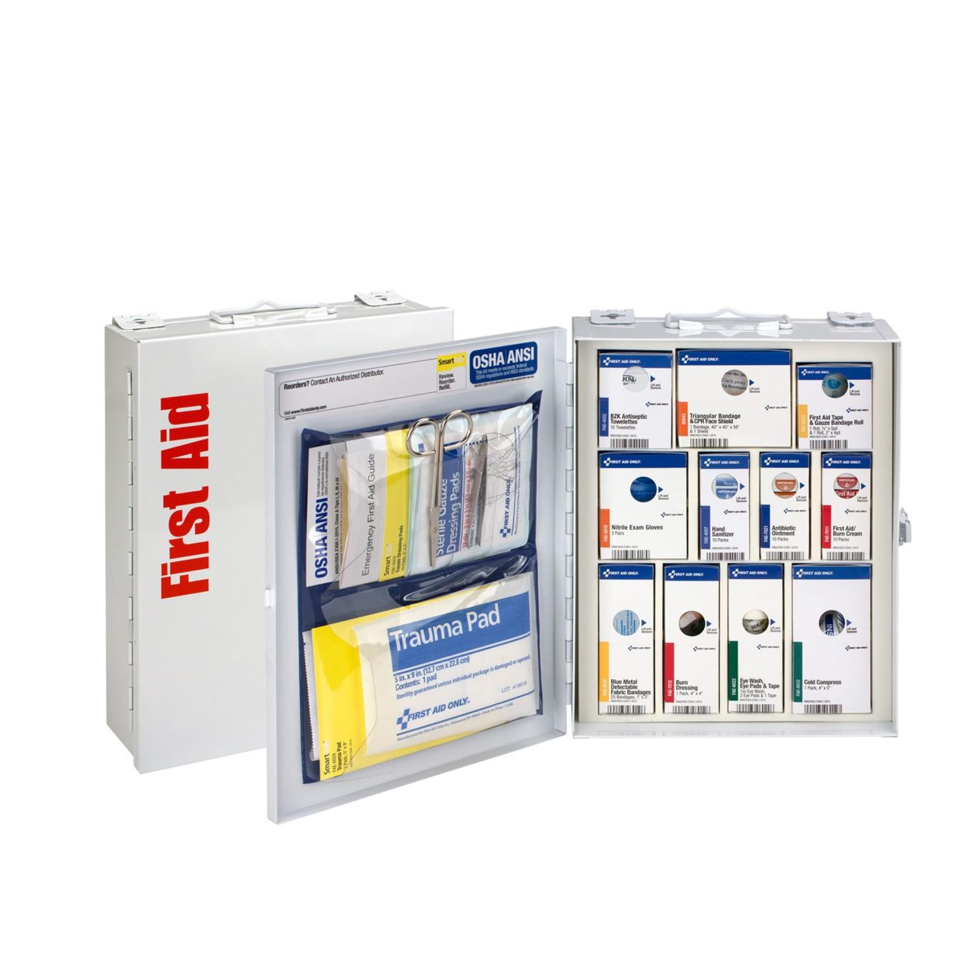 First Aid Only 90658 25-Person SmartCompliance First Aid Kit for Businesses
