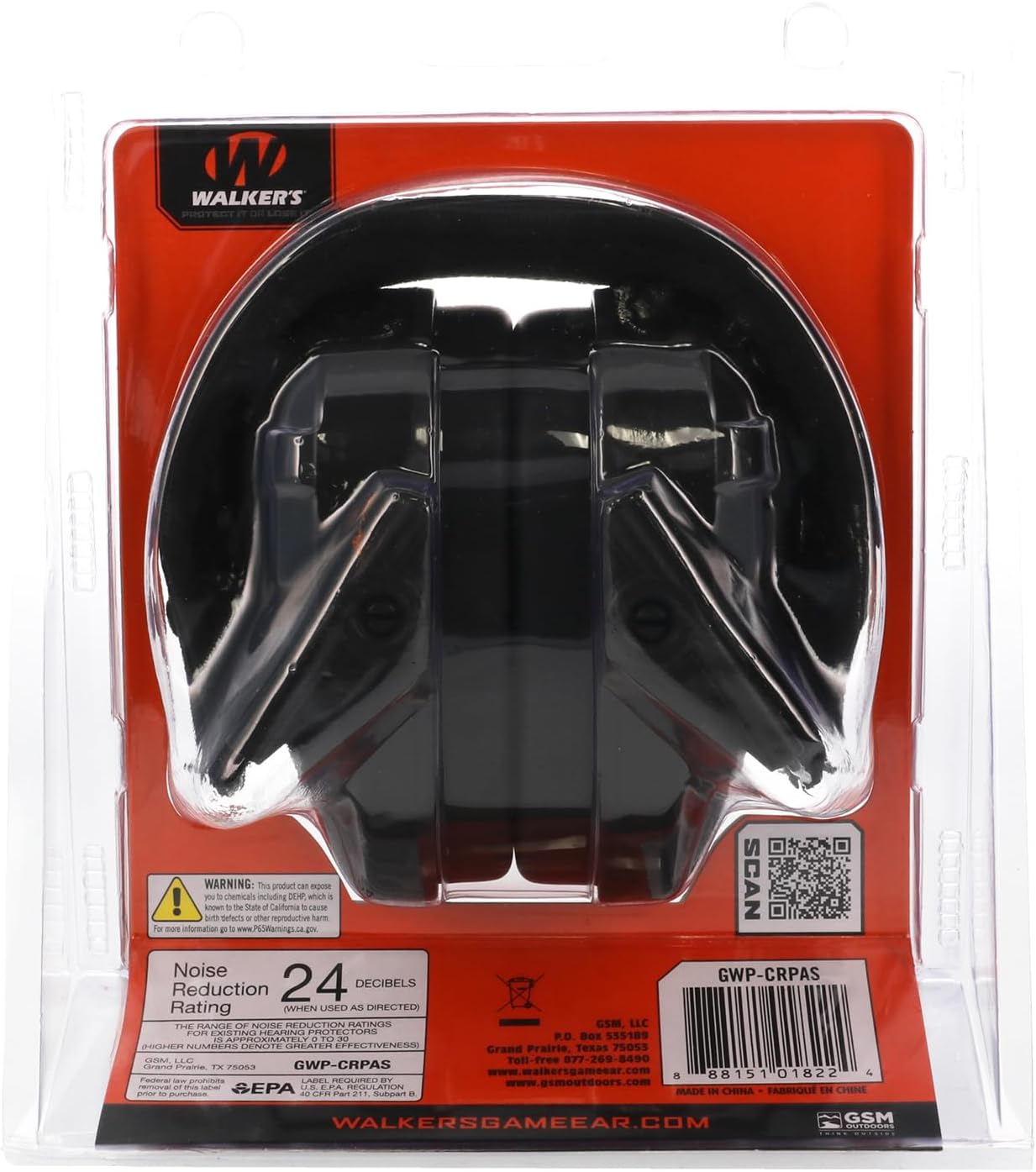 WALKER'S Razor Passive Earmuffs