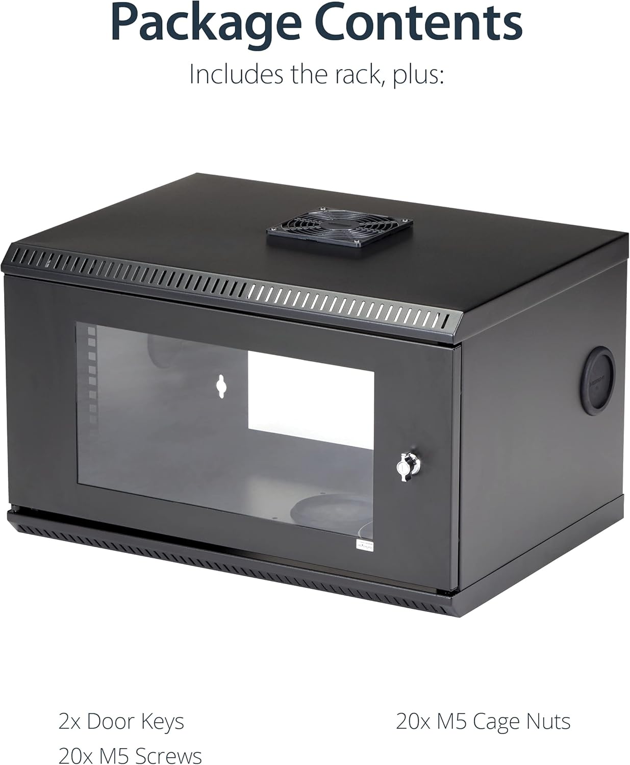 StarTech.com 19" Wall-Mount Server Rack Cabinet