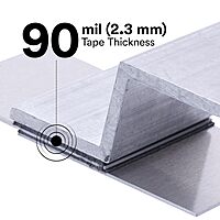 3M VHB Tape 4991, Gray, 1/2 in x 36 yd, 90 Mil