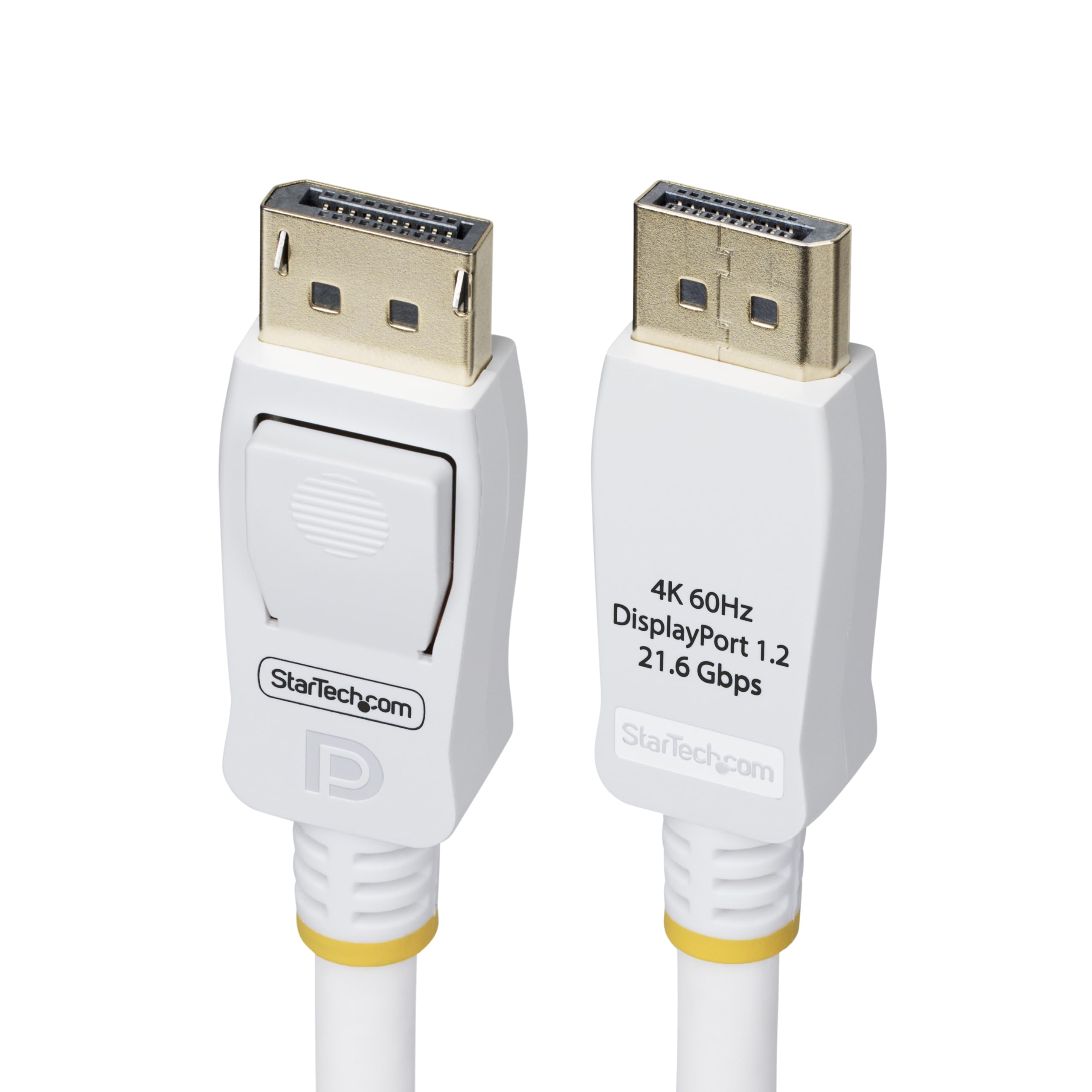 STARTECH VESA Certified DisplayPort 1.2 Cable, 4K 60Hz, 21.6Gbps, Latching DP Connectors