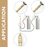 Western Enterprises FA-30 Flashback Arrestor Sets, Oxygen/Fuel Gas, Regulator Adaptor