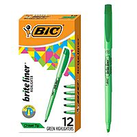 BIC Brite Liner Highlighters, Chisel Tip