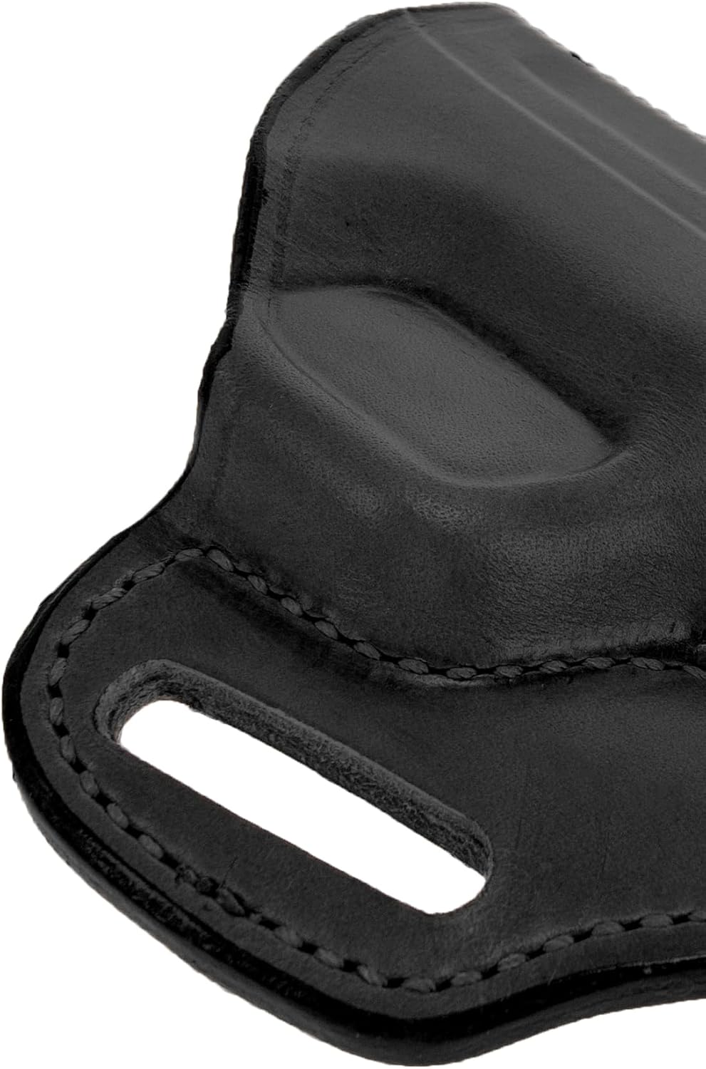 BIANCHI Model 57 Remedy Open-Top Full-Grain Leather Belt Slide Holster
