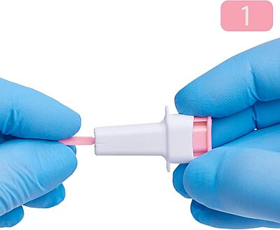 ONE-CARE PRO Safety Lancets Top Button Activated, 28G x 1.5mm, MiniFlow, Pink, 100/bx ONE-CARE PRO Safety Lancets Top Button Activated, 28G x 1.5mm, MiniFlow, Pink, 100/bx
