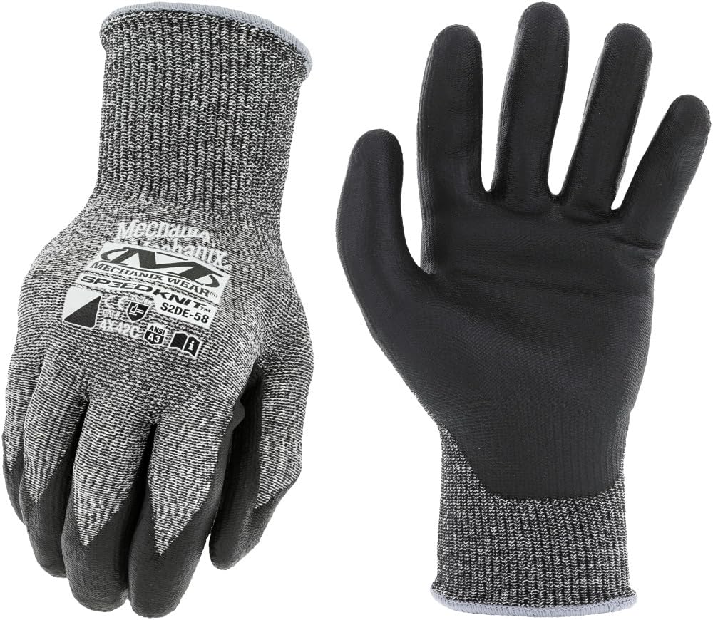 Mechanix Wear SpeedKnit C3 Cut-Resistant Work Gloves
