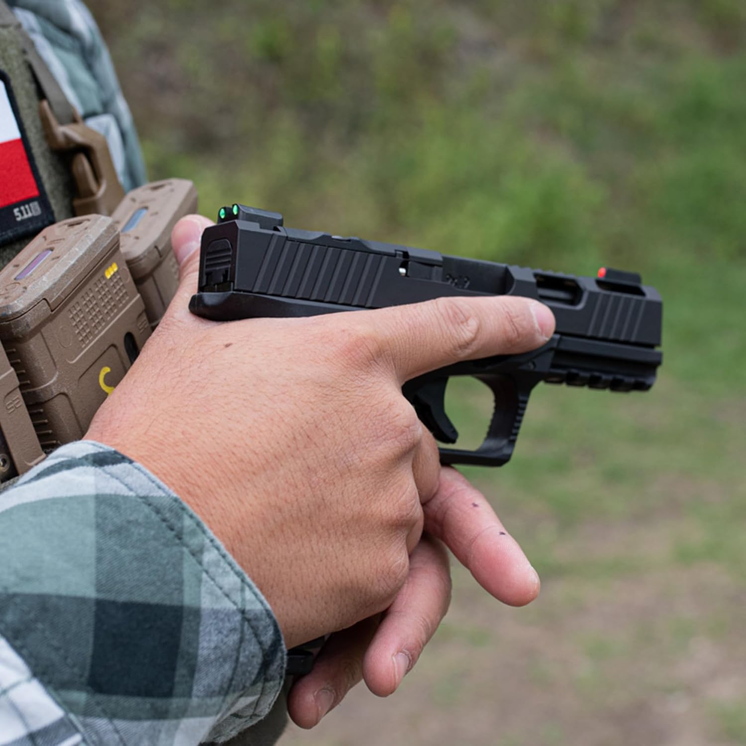 TRUGLO TFX PRO Handgun Night Sights Tritium and Fiber Optic