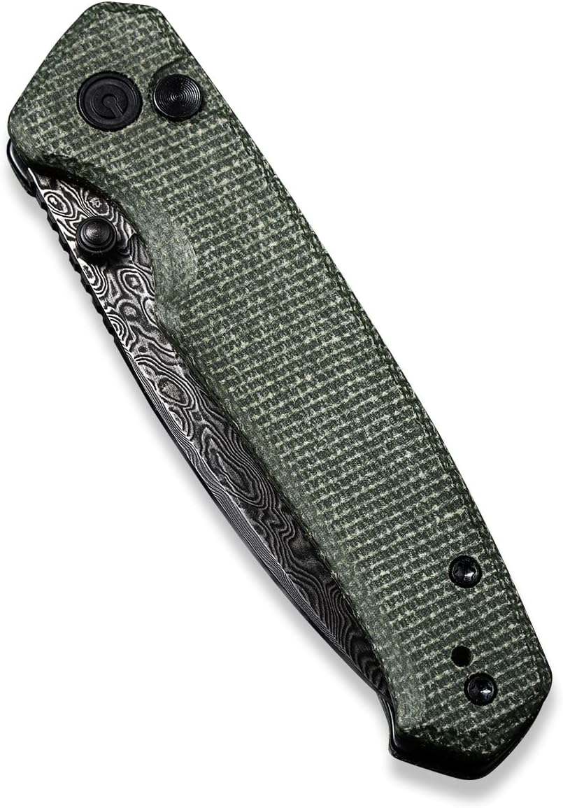 CIVIVI Altus Pocket Folding Knife with Button Lock and Thumb Stud Opener