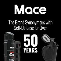Mace Pepper Gun 2.0 with Pepper Spray & Water Training Cartridge Set, 20 Feet Range, Max Strength 10% OC Formula