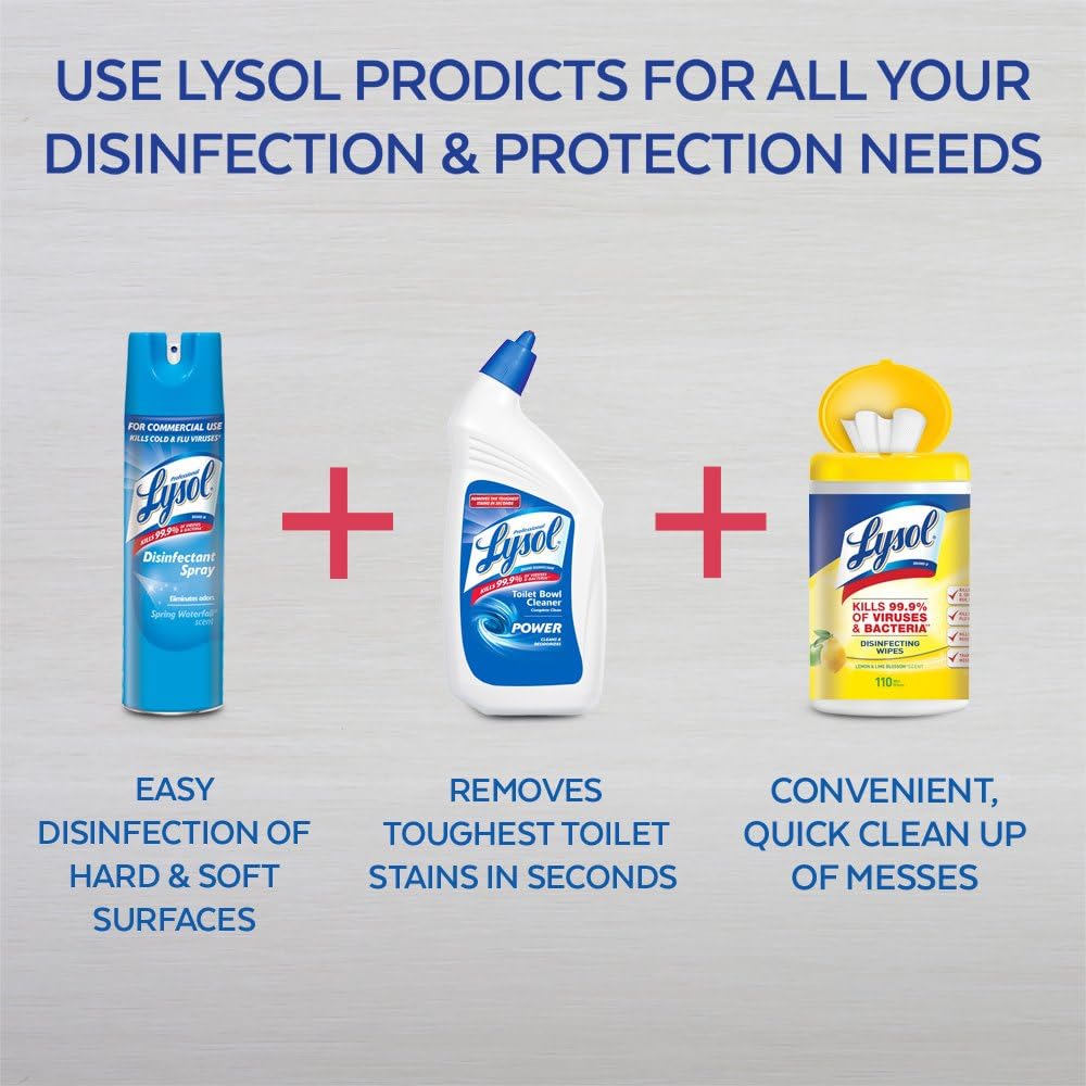 Lysol Professional Disinfectant Spray, Crisp Linen, 19 oz