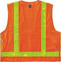 Ergodyne GloWear 8250ZHG Class-2 Hi-Gloss Surveyors Safety Vest