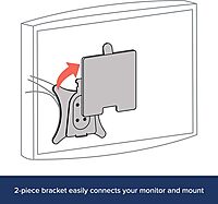 Ergotron – Quick Release Bracket – for Monitor and TV Screens Up to 35 lbs, Less Than 3 Inch Display Depth – Add-on for VESA Monitor Arms