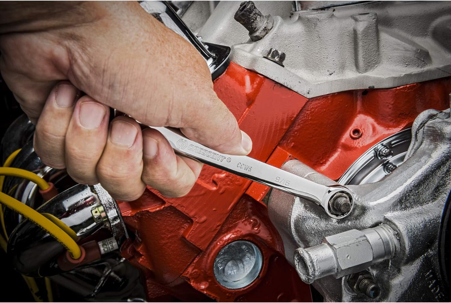 Crescent 14 Piece 12 Point SAE Combination Wrench Set with Tool Roll - CCWS4