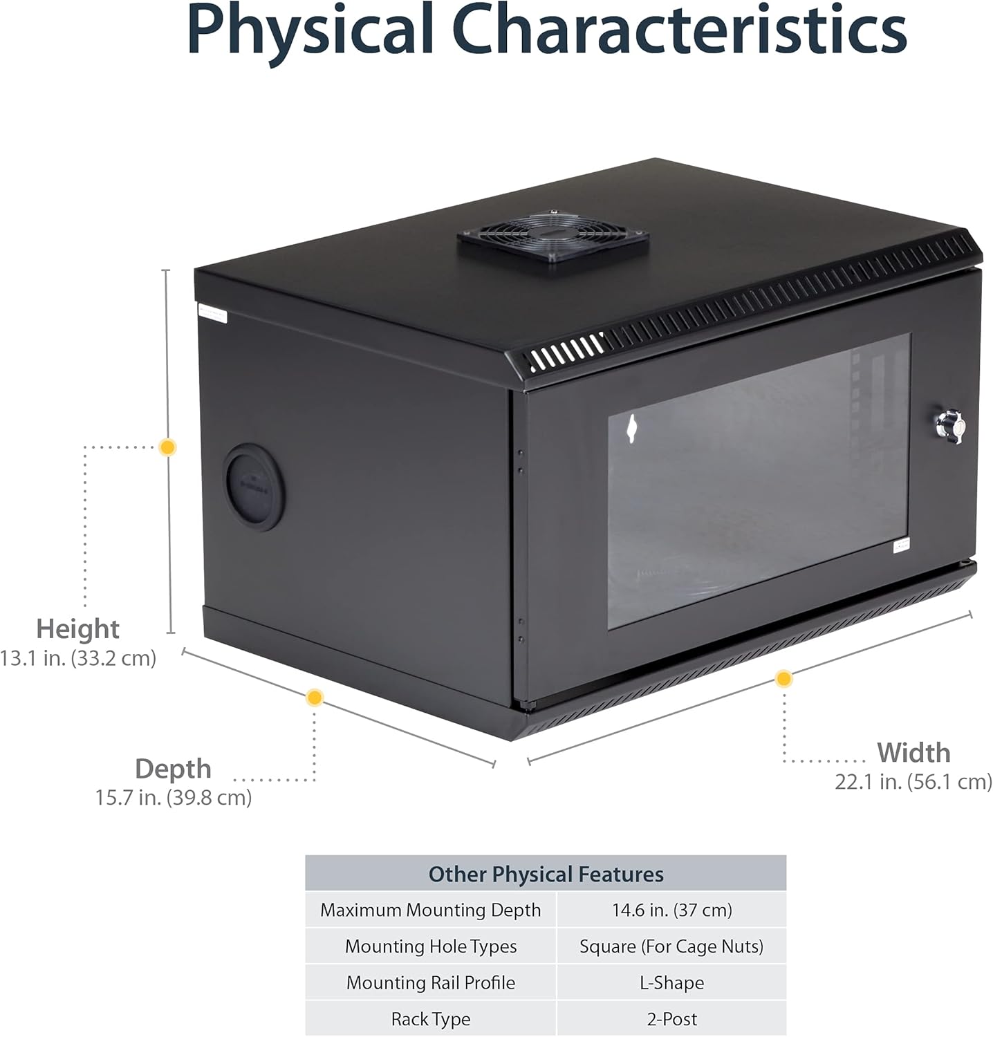 StarTech.com 19" Wall-Mount Server Rack Cabinet