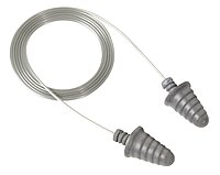 E-A-R Skull Screws Earplugs, Corded, 32 dB NRR, Gray, 120 Pairs