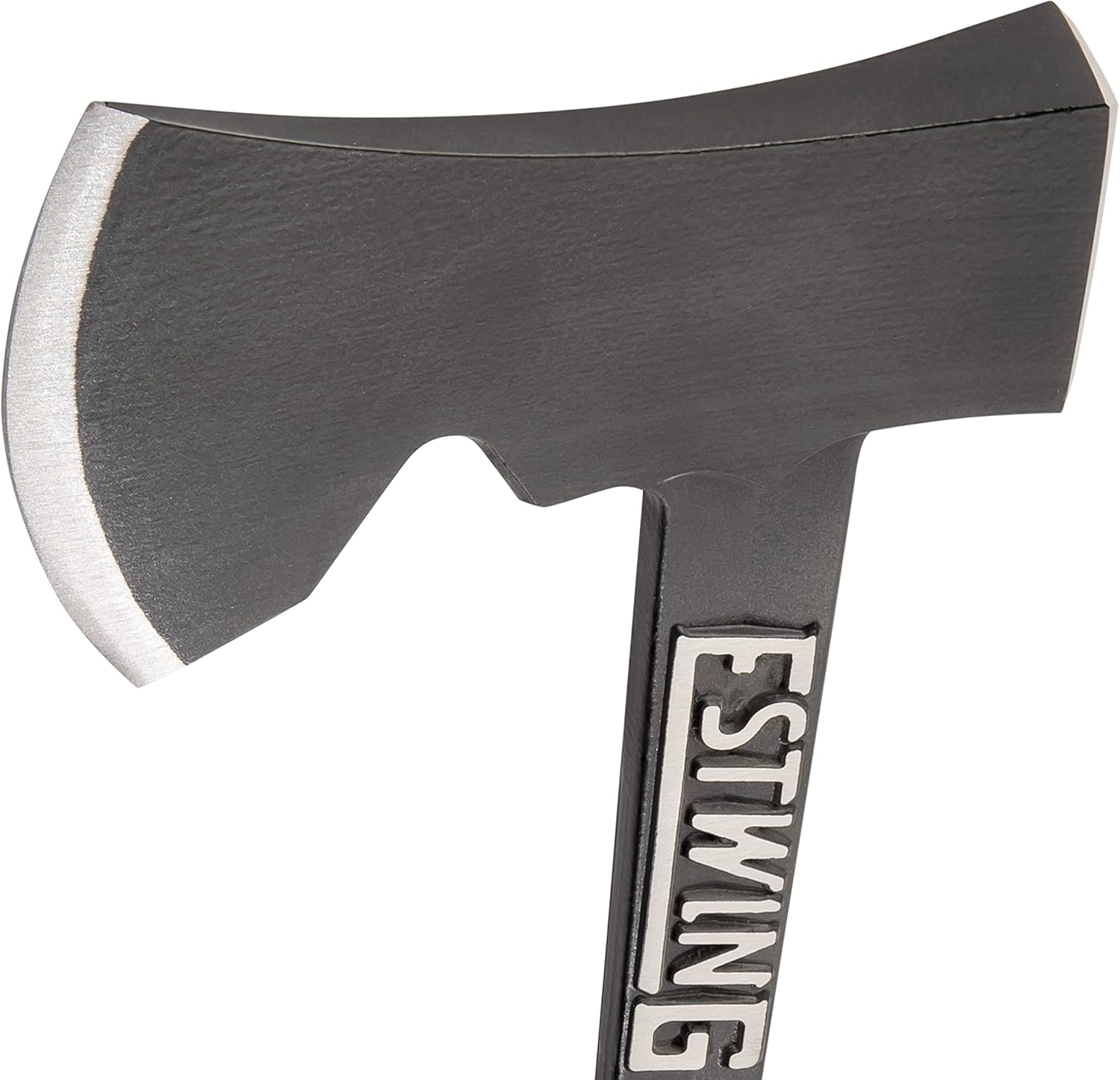 ESTWING Camper's Axe - 14" Hatchet with Forged Steel Construction & Shock Reduction Grip - EB-25A