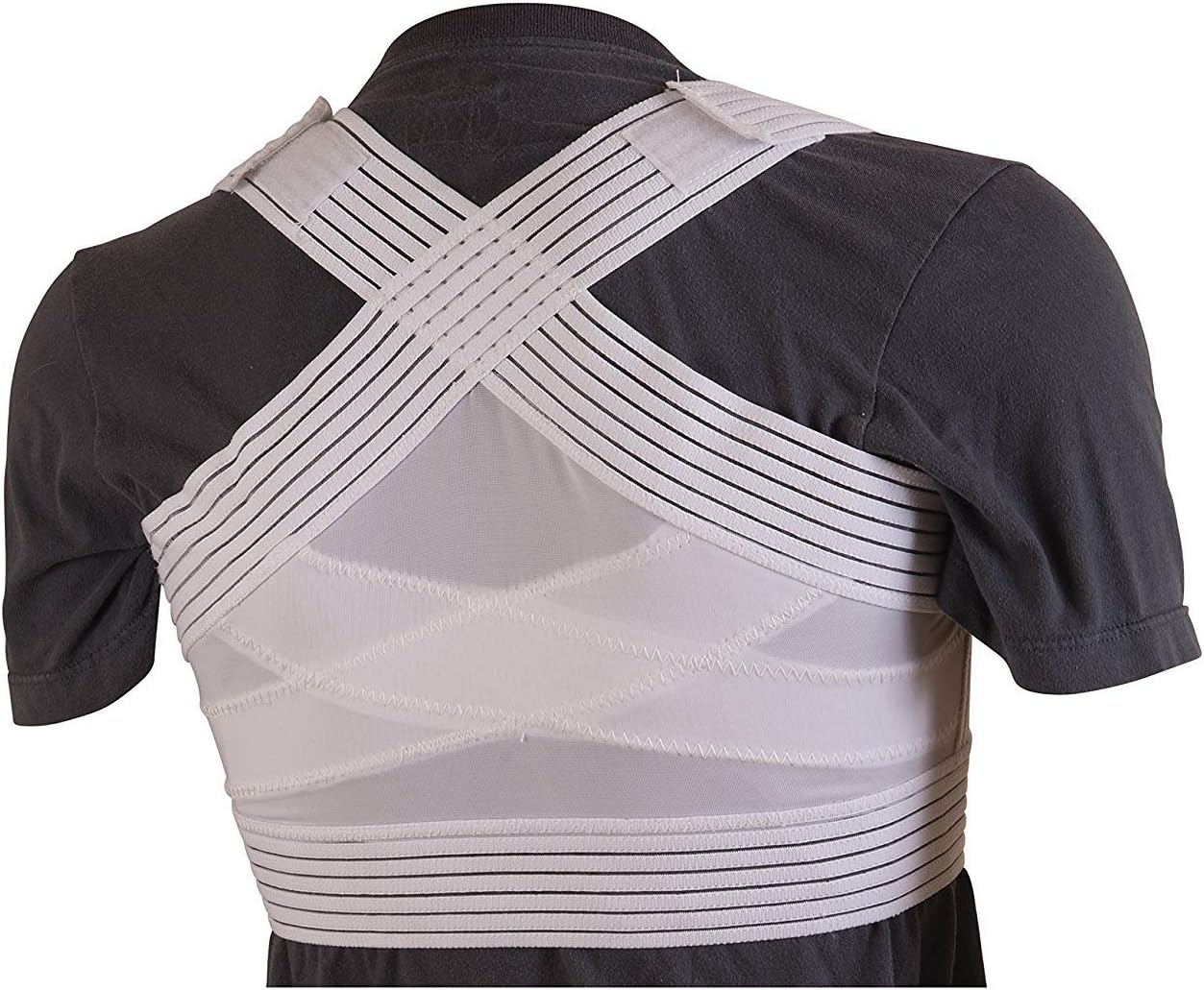 DMI Posture Corrector Adjustable Criss-Cross Foam Bands
