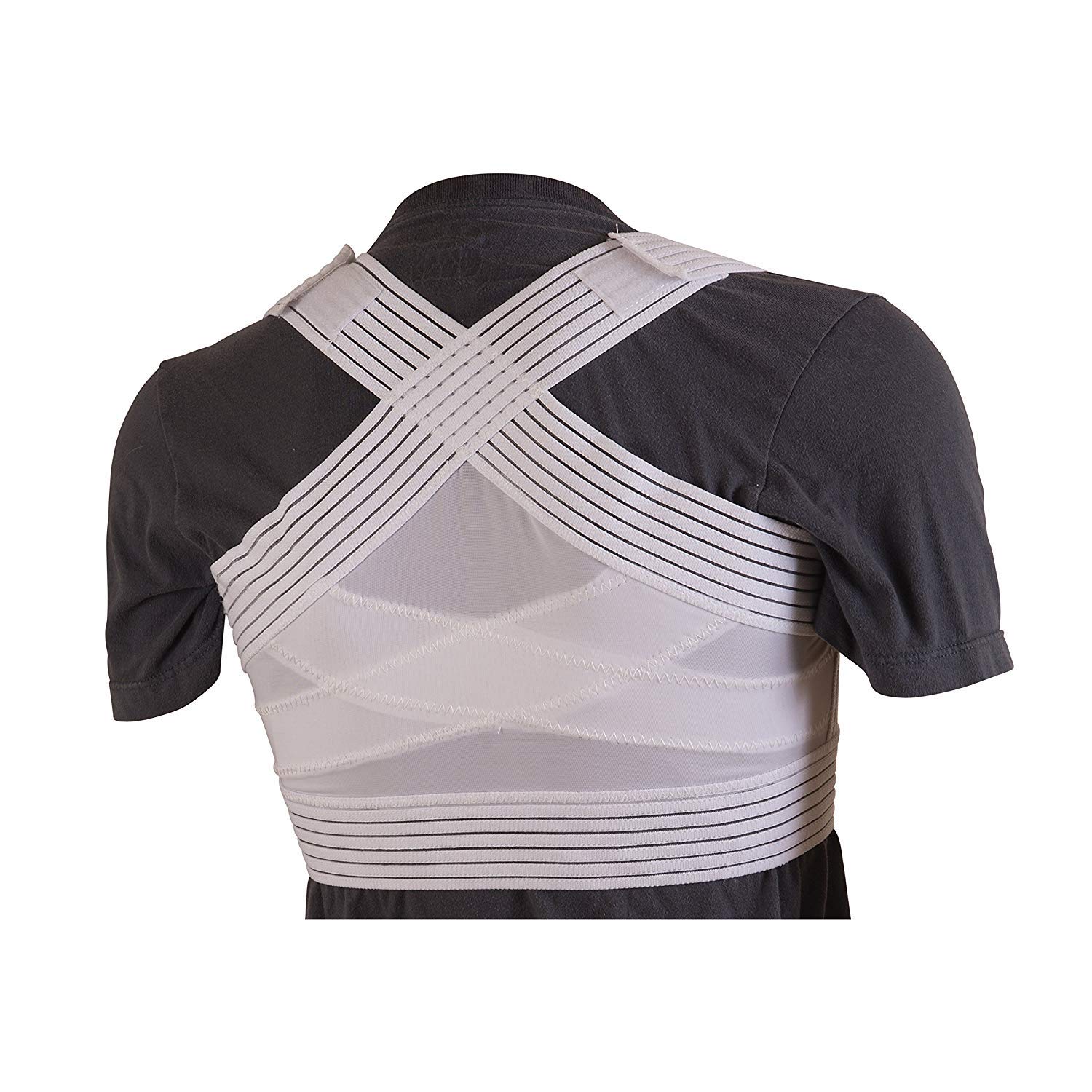 DMI Posture Corrector Adjustable Criss-Cross Foam Bands