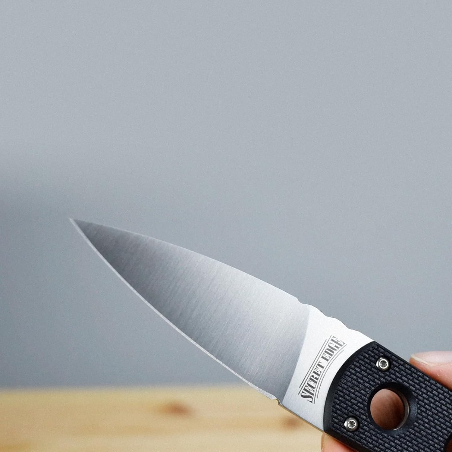 COLD STEEL Secret Edge Durable Lightweight Japanese AUS8A Steel Drop Point 3.5" Fixed Blade Tactical Outdoor Hunting