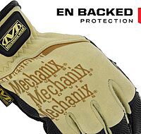 Mechanix Wear Heat Resistant Leather Work Gloves - Flame Resistant Goatskin Backed by FR Kevlar and Kovenex