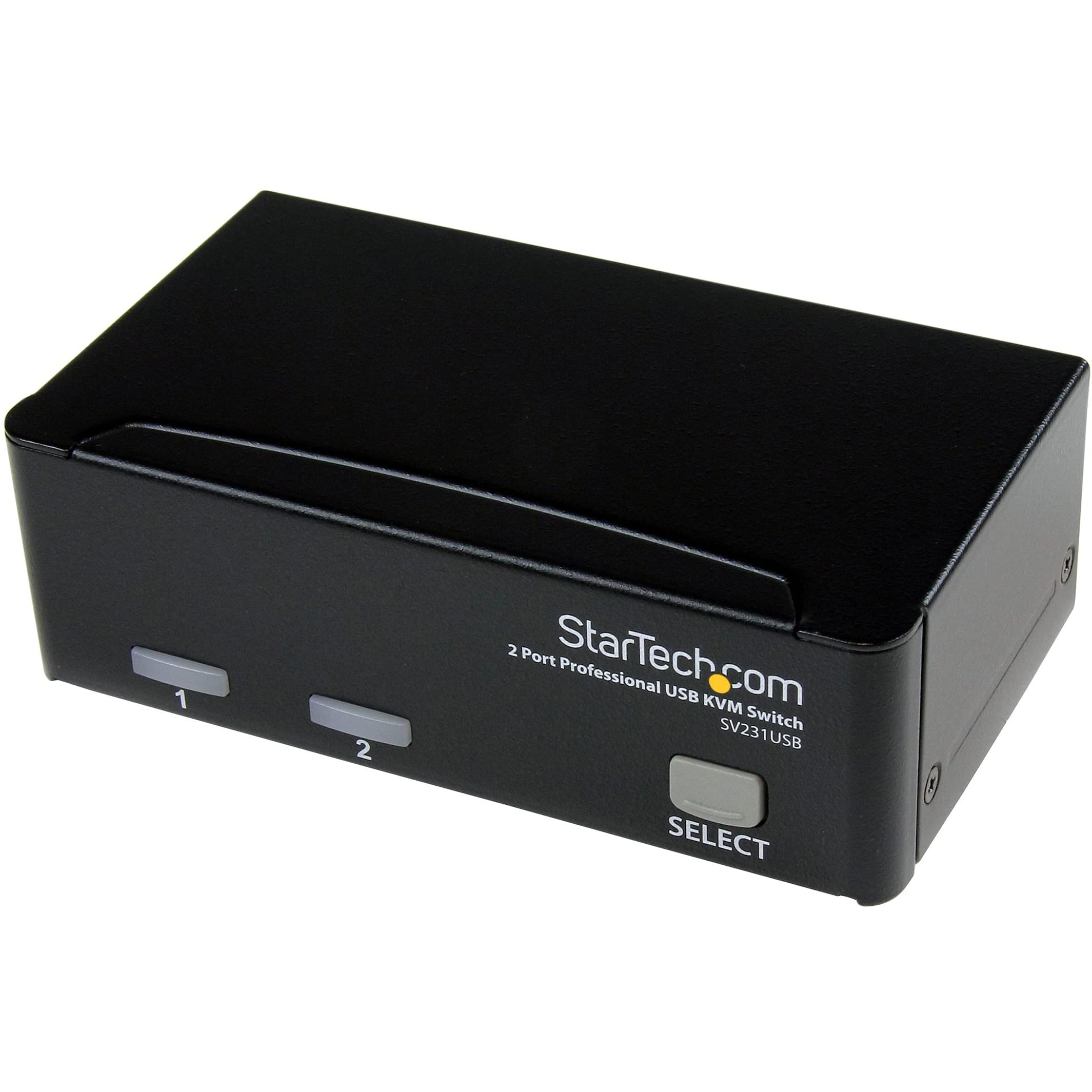 StarTech.com 2 Port VGA USB KVM Switch - VGA KVM Switch - 1920x1440 - USB 2.0 - KVM Video Switch