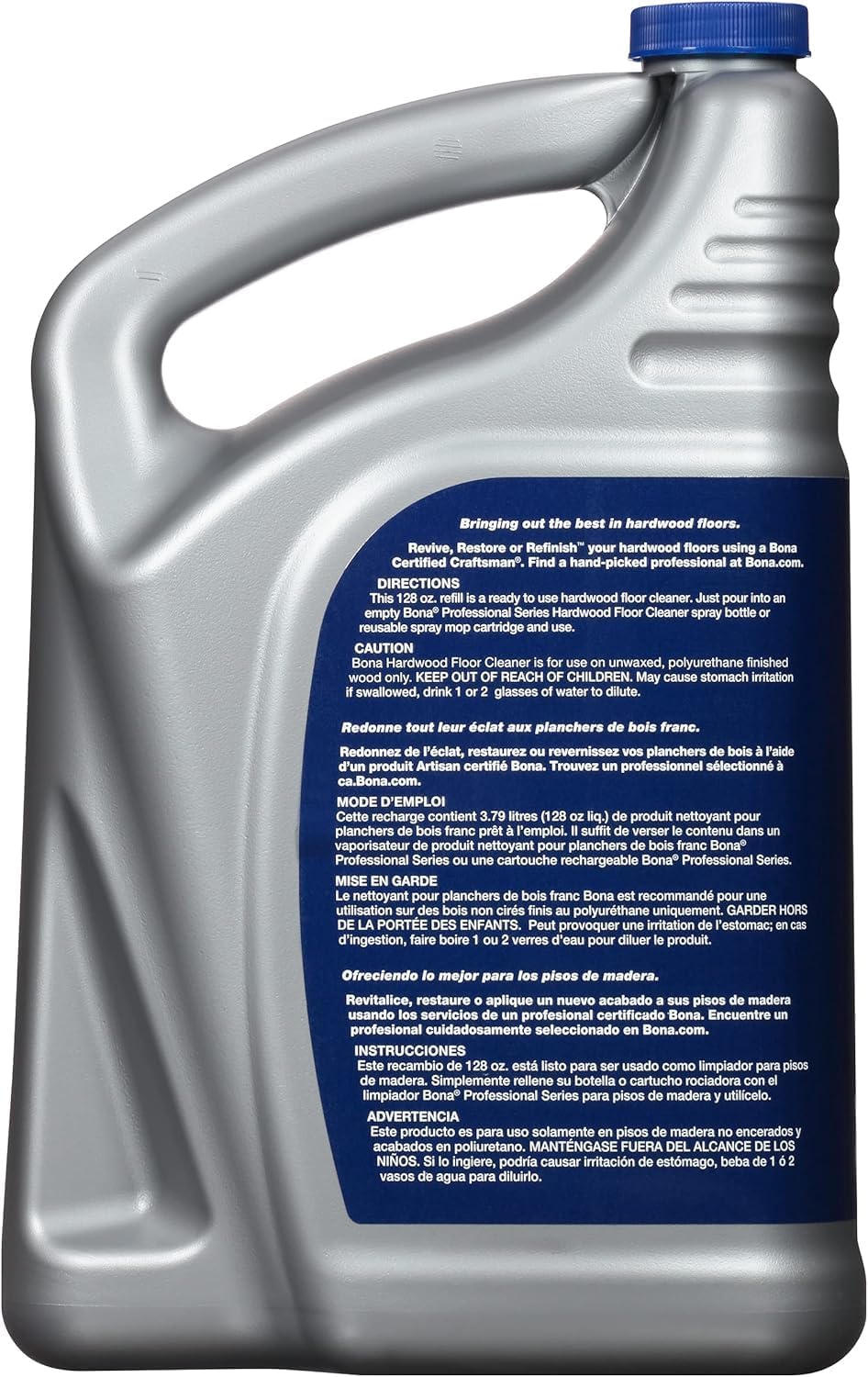 Bona Professional Series Hardwood Floor Cleaner Refill, 128 Fl Oz 128 Fl Oz (Pack of 1)