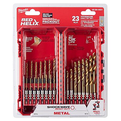 Milwaukee 48-89-4631 Kit Tin Shockwave (23-Piece)