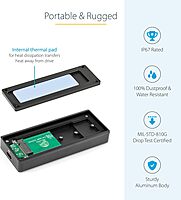 StarTech.com USB-C 10Gbps M.2 SSD Enclosure (2230/2242/2260/2280) - Aluminum