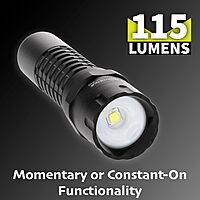 Nightstick NSP-410 Adjustable Beam Flashlight – 115 Lumens, 1 AA, Black