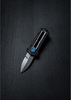 Kershaw Kapsule EDC Pocket Knife, 1.9" Spear Point Blade, Manual Opening, Sliding Button Lock,Black